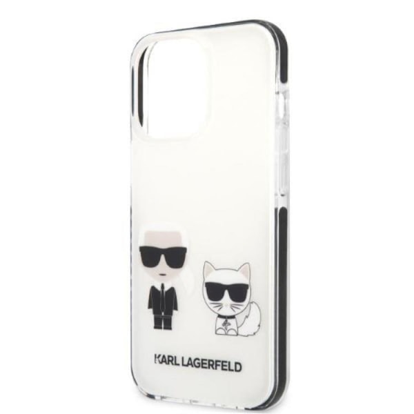Karl Lagerfeld iPhone 13 Pro Max Skal Karl & Choupette - Vit