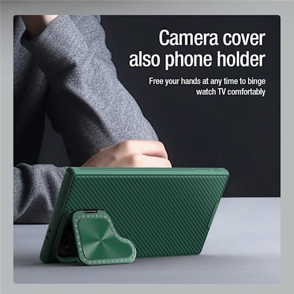 Nillkin Mobilskal till Galaxy S24 Plus Magsafe CamShield Prop - Blå