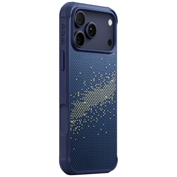PITAKA Mobilskal till iPhone 17 Pro Max MagSafe StarPeak Aramid ProGuard Blå
