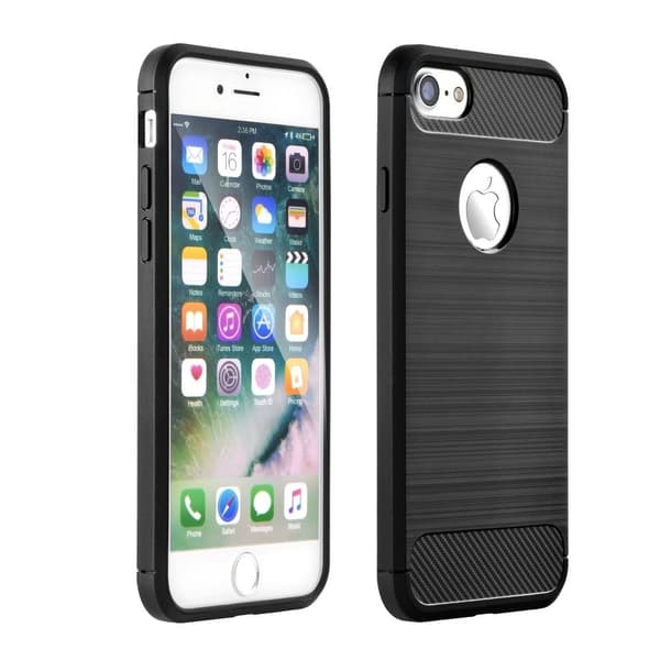 Xiaomi Redmi 9C/9C NFC Skal Forcell Carbon - Sort Svart