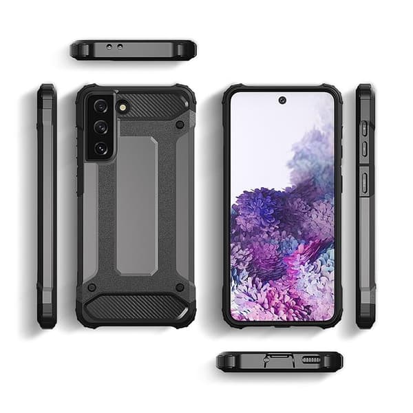 Galaxy S23 Plus Skal Hybrid Armored - Sort Black