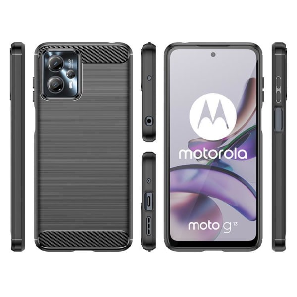 Tech-Protect Motorola Moto G53/G13 Mobile Cover TPU Carbon Silicone