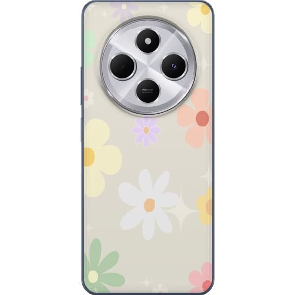 Mobilskal till Xiaomi Redmi 14C med fejdande blommor