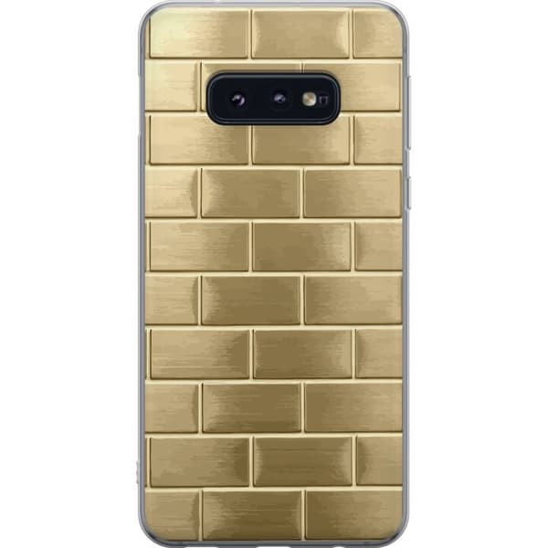 Mobilskal till Samsung Galaxy S10e med Gyllene Murstenar