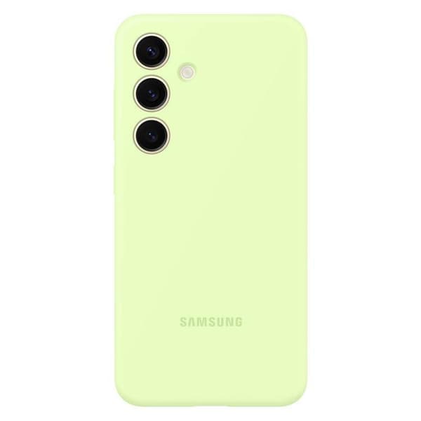 Mobilskal till Samsung Galaxy S24 Silikon - Ljusgrön Grön