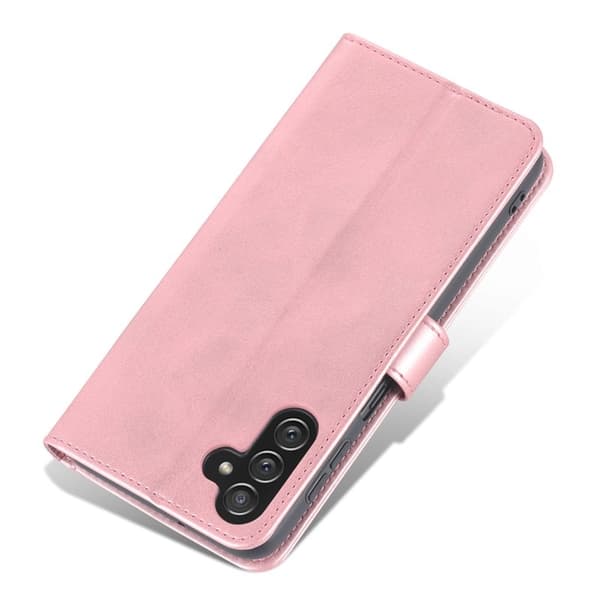 AZNS Samsung Galaxy A14 5G Plånboksfodral Konstläder - Roséguld