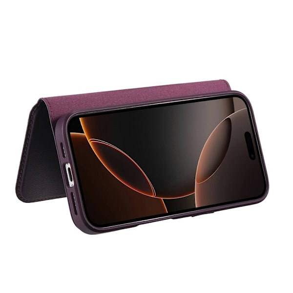 CASENEO iPhone 15 Pro Max Plånboksfodral Konstläder - Lila