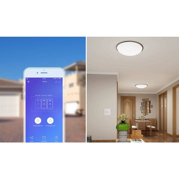 Sonoff Wi-Fi Smart Switch T3EU1C-TX - musta