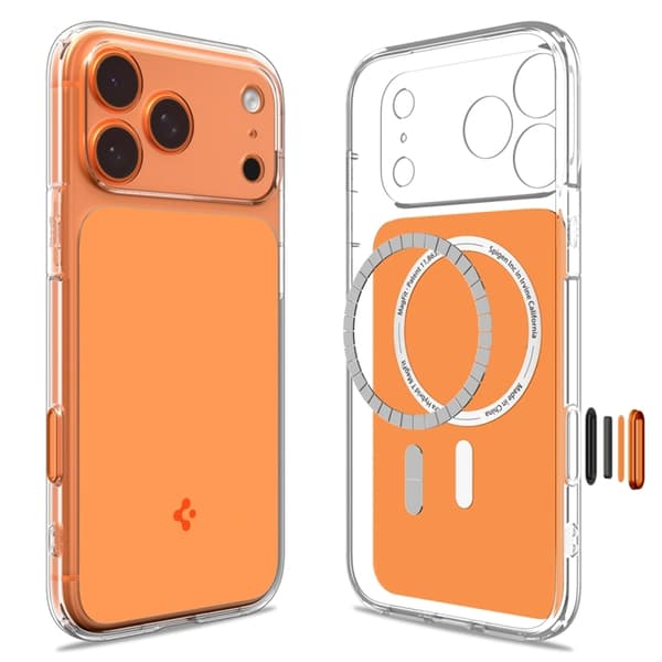 Spigen Mobilskal till iPhone 17 Pro Max Magsafe Ultra Hybrid - Glossy Orange Orange