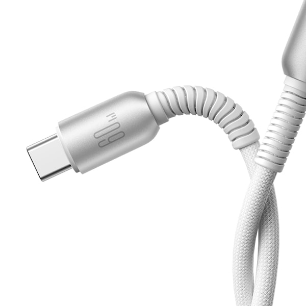 Joyroom S-A51 60W USB-C - USB-C Kabel 1.2m - Ljusgrå Grå
