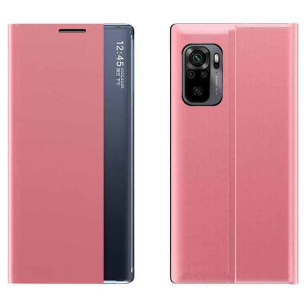 Sleep Flip -kotelo Xiaomi Redmi K40/K40 Pro/K40 Pro Plus/Poco J2 Rosa