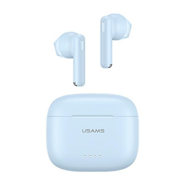 USAMS US14-serie Bluetooth Hörlurar 5.3 TWS - Blå
