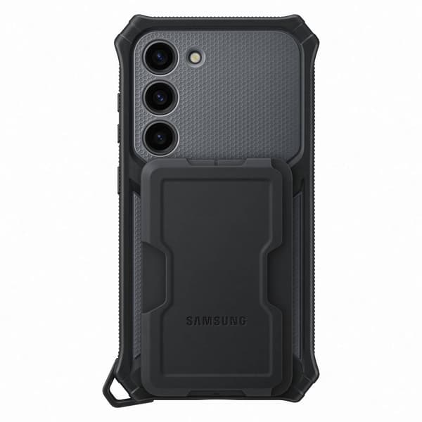 Samsung Galaxy S23 Plus Rugged Gadget - Harmaa Grå
