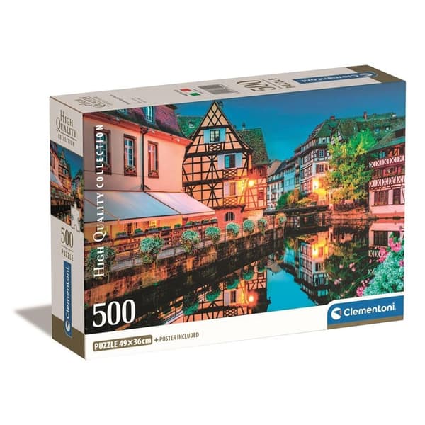 CLEMENTONI Pussel 500 Pcs CB High Quality Collection Strasbourg Old Town