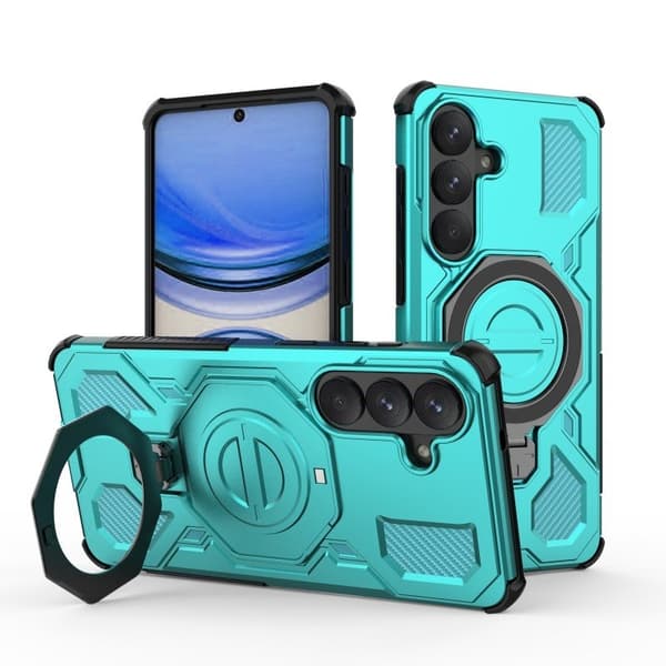 WANLONFENG Samsung Galaxy S26 Plus Skal PC TPU KJ Serie - Grön