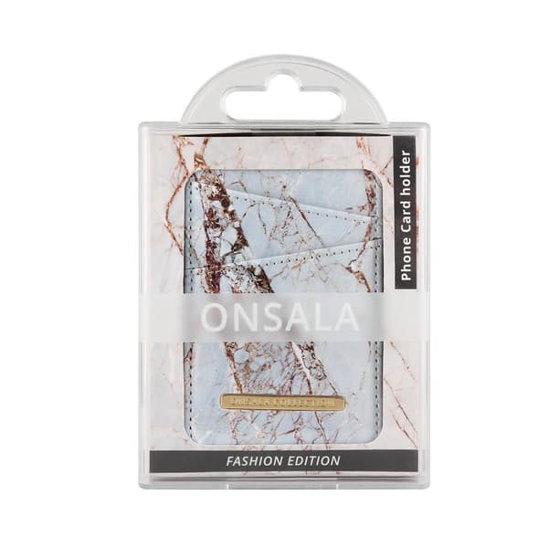 Onsala Korthållare Rhino Marble - Vit Vit
