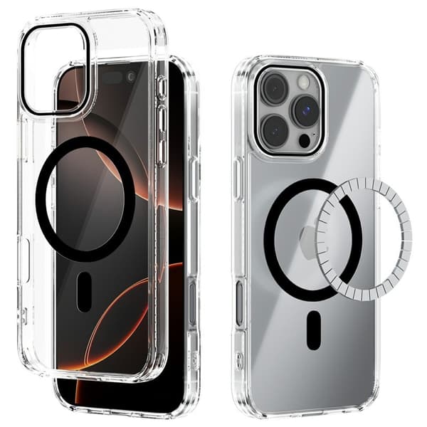 ABEEL Mobilskal till iPhone 16 Pro MagSafe Anti Scratch Svart