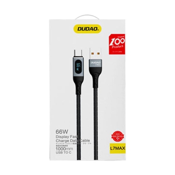 Dudao USB-C Snabbladdning PD 66W - Svart