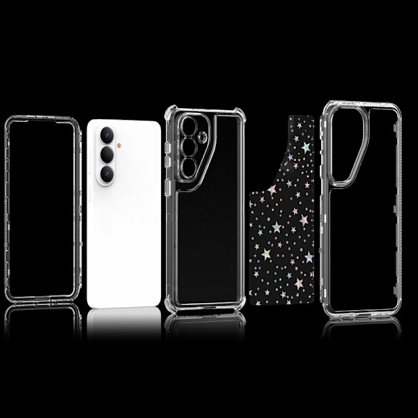 Mobilskal för Samsung Galaxy S26 Plus Precise Cutouts TPU - Stjärnor