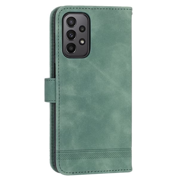 DIERFENG DF-03 Plånboksfodral för Samsung Galaxy A23 5G - Konstläder - Grön