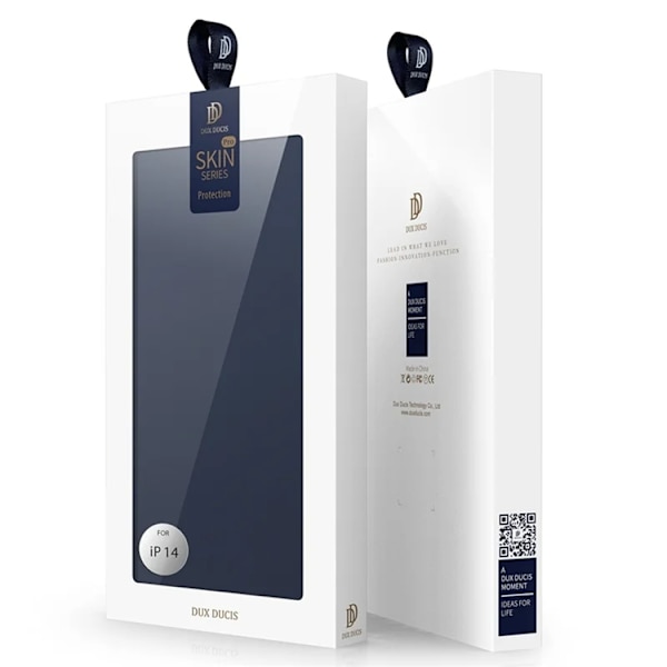 Dux Ducis iPhone 14 Plånboksfodral Skin Pro Series Folio Flip Blå