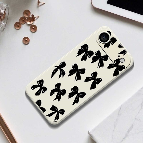 Mobilskal till iPhone Air Bow Pattern Printing Straight - Beige Beige