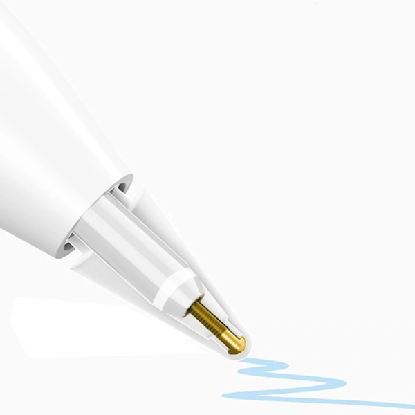 Tech-Protect [4-Pack] Stylus-Tips För Apple-Penna - Vit Vit
