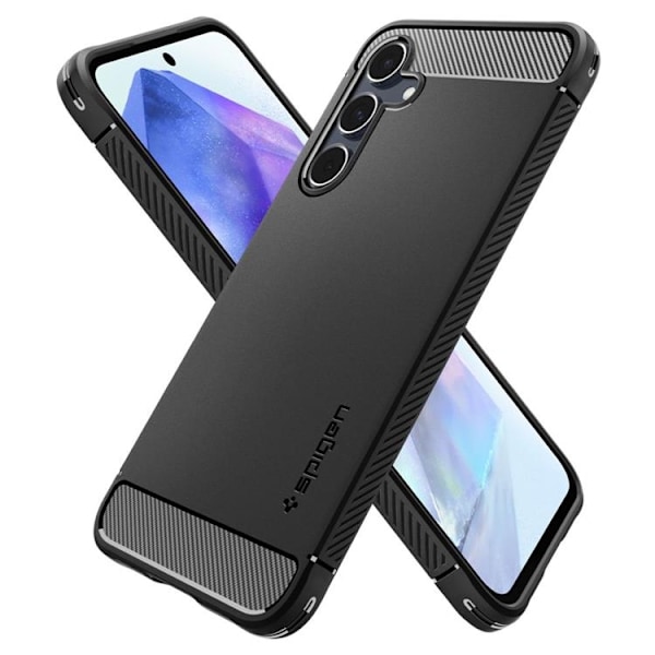 Spigen Galaxy A55 5G Mobilskal Rugged Armor - Svart