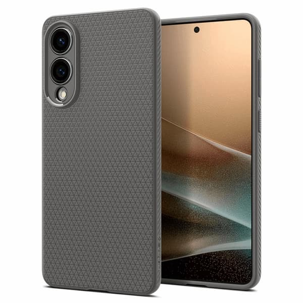 Spigen Telefontaske til Galaxy S25 Edge Liquid Air - Grå Grå