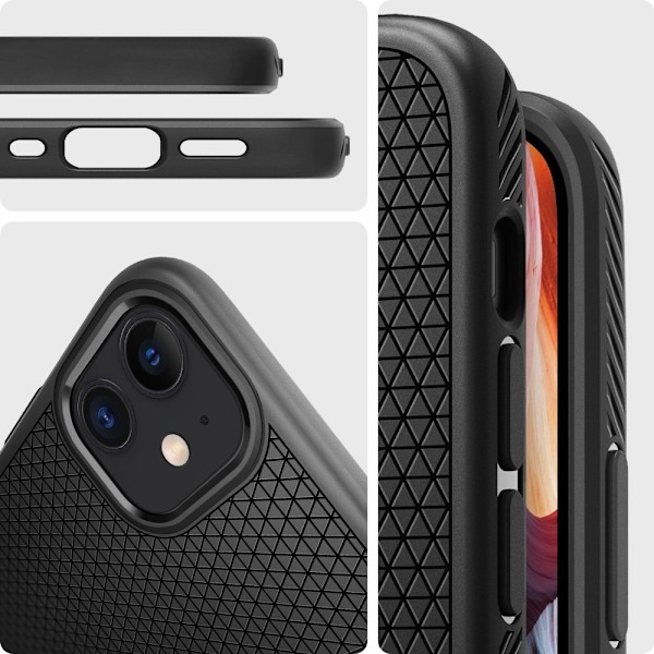 SPIGEN Liquid Air iPhone 12 Mini - Matte Black