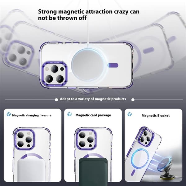 Mobilskal till iPhone 16 Pro MagSafe Kickstand - Lila Lila