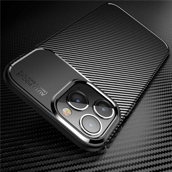 iPhone 14 Pro Max Skal Carbon Shock-Proof - Svart Svart