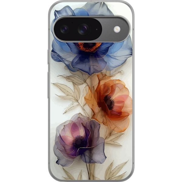 Mobilskal till Google Pixel 9 Pro med Silkesblommor