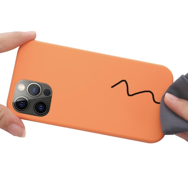 MagSafe Liquid Silicone Skal iPhone 13 Pro Max - Orange