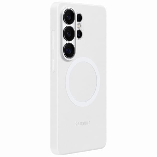 SAMSUNG Mobilskal För Galaxy S26 Ultra MagSafe Silikon Magnet - Vit Vit