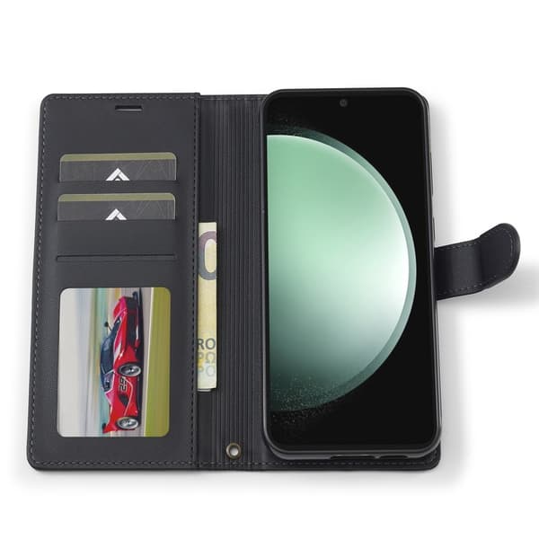 LC.IMEEKE L2 Series Samsung Galaxy A36 Plånboksfodral Konstläder - Svart