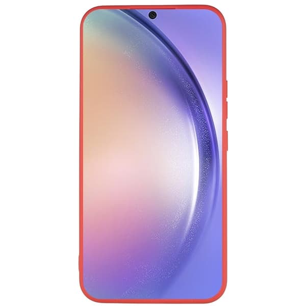 Galaxy A34 5G Mobilskal Straight Edge Design TPU - Rød Röd