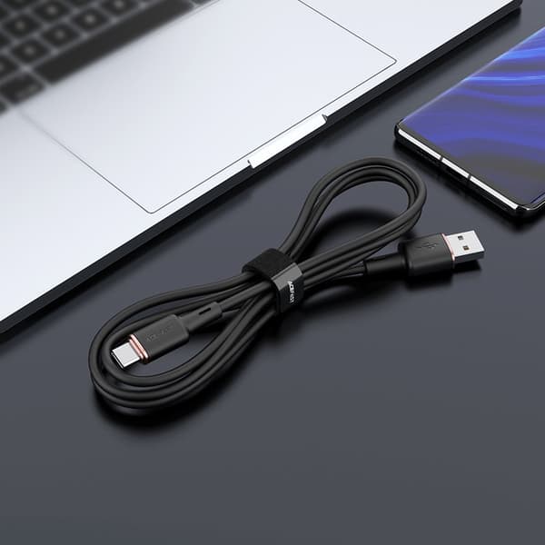 Acefast USB-A till USB-C-kabel 1,2 m - Svart Black