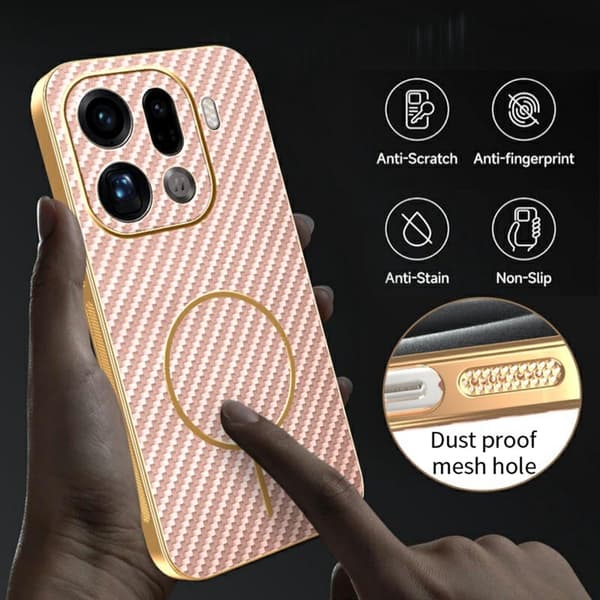 Mobilskal till Oppo Find X9 Pro 5G Plast - Rosa