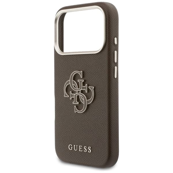 Guess Mobilskal iPhone 17 Pro FW Resin Logo - Brun BrunPassar