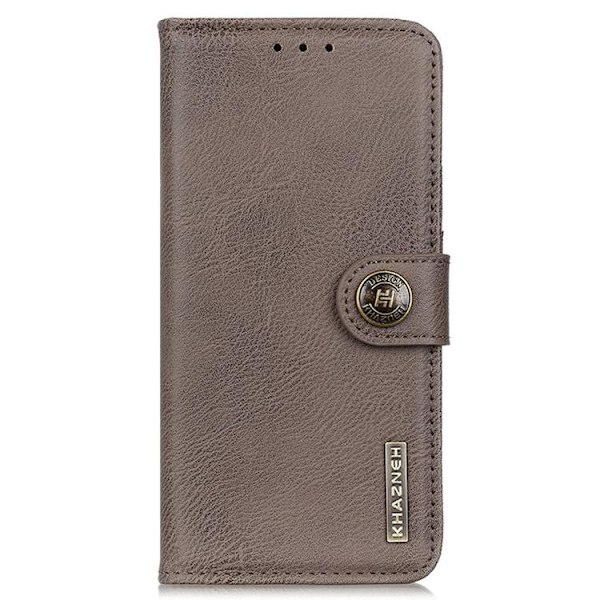 KHAZNEH Textured Plånboksfodral Galaxy A13 4G - Grå