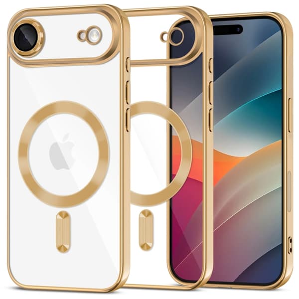 Tech-Protect telefontaske til iPhone Air Magsafe Flex - skinnende guld Guld