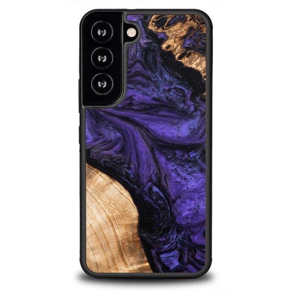 Bewood Galaxy S23 matkapuhelimen kansi, ainutlaatuinen Voilet - violetti/musta