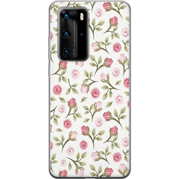 Mobilskal till Huawei P40 Pro med Blommigt