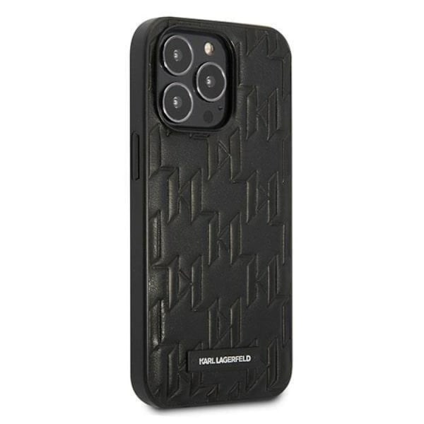 Karl Lagerfeld iPhone 13 Pro Max Skal Monogram Plaque - Svart Svart