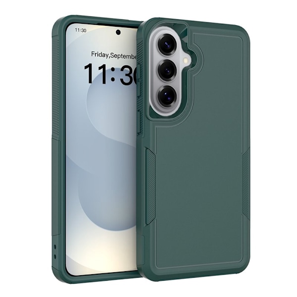 Mobilskal för Samsung Galaxy S26 Plus Shockproof PC + TPU - Mörkgrön