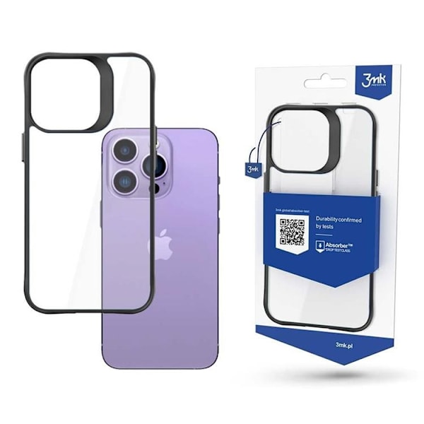 3MK iPhone 14 Pro Max Kuori - Läpinäkyvä Transparent