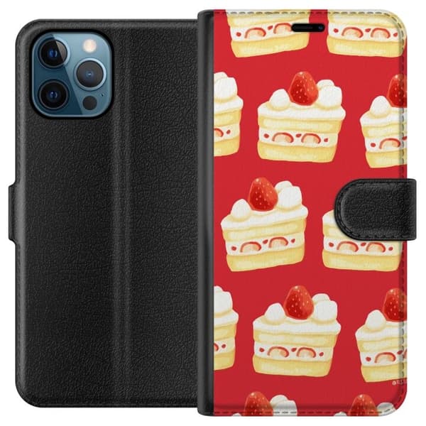 Plånboksfodral till Apple iPhone 12 Pro med Tårta