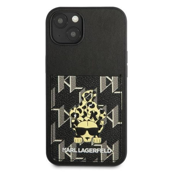 Karl Lagerfeld iPhone 13 -kännykkäkuori korttipidikkeellä Karlimals