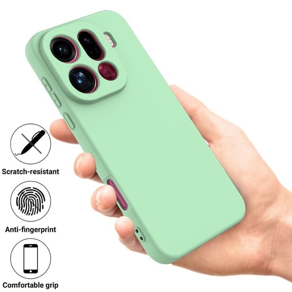 Mobilskal till Oppo Find X9 Pro 5G Silikon - Grön